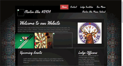 Desktop Screenshot of clintonelks.net