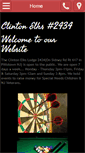 Mobile Screenshot of clintonelks.net